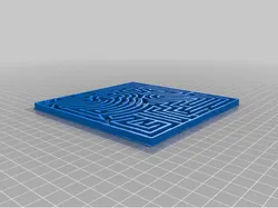 double sided hand drawn maze