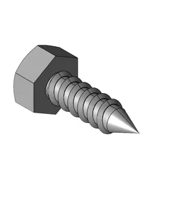 Hexagon head taping screws