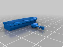 Simple boat and outboard