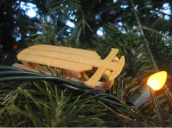 Sled ornament