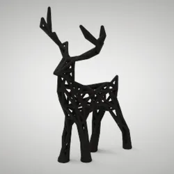 Wire-frame Holiday Deer