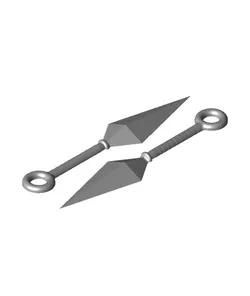 3D Printed kunai knife