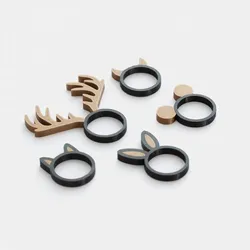Animal Ring Collection - Dual extrusion version
