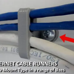 Ethernet Cable Runners - Screw Mount Type