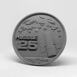 Hubble Space Telescope 25th Anniversary Medallion