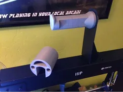 i3 / Maker Select slotted spool holder with Makerbot adapter