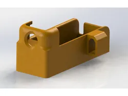 Lipo and FPV camera pod for flying wing