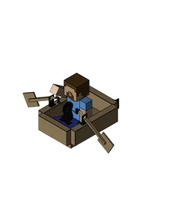 Radio Controlled Minecraft Boat