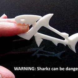 SHARKZ... Fun Multipurpose Clips / Holders / Pegs With Moving Jaws That Bite!