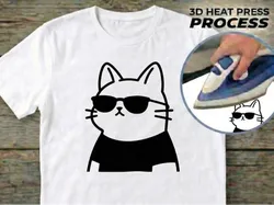 T-shirt Print - Cat - Free 3D Print Model