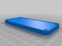 Vorlage für Blende CTC und andere 3D Drucker 45x100x6mm