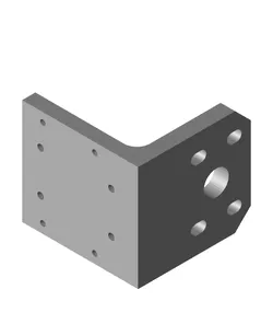Workhorse 3D Printer Y Axis lead screw mount .stl