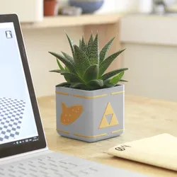 Zelda Planter - Single / Dual Extrusion Minimal Planter