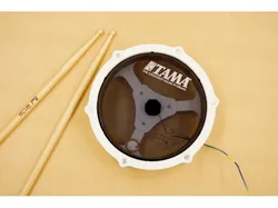 8 inch e-drum pad with small 3d printer