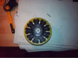 Dummy engine 9 cyl.