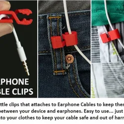 Earphone Cable Clip