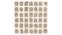 Mayan Alphabet 3D model