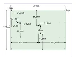 Scalar M - Bed DXF