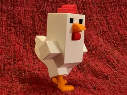 Steve's lava chicken - Free 3D Print Model