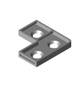 90 degree L 10mm LED strip bracket