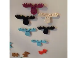 Buki The Moose Fridge Magnet