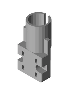 Ender 6 BIQU H2 Mount, Strain relief and Fan duct