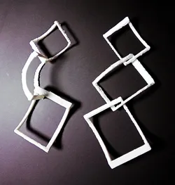 Falling Squares Earrings