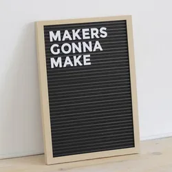 Letter Board - Fully 3D Printed