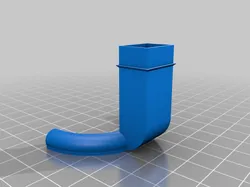 Semi-circle nozzle fan for Anet A6