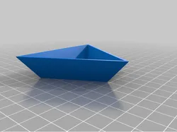 Small triangle shaped bowl