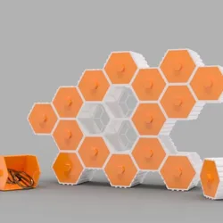 The HIVE - Stackable Hex Drawers