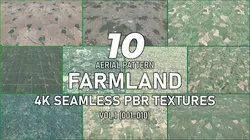 10 Seamless PBR Farmland - Pack 001-010 Vol 1  Texture