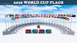2026 World Cup Flags 3D model