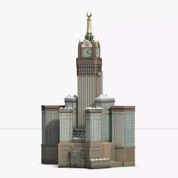Abraj Al-Bait Towers 3D model
