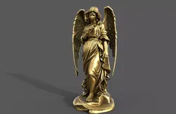 angel statue 3D model 3D model