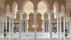 Arabic Bath Interior with Empty Pool 3D model