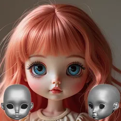 Arya - Printable BJD Head - Handmade-Style Sculpt for Dolls