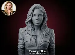 Bonny Blue bust 3D print model
