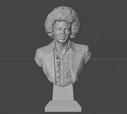 Bust of Michael Jackson from the 1970s 3D print model