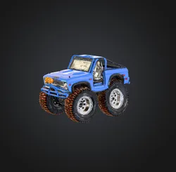 Cartoon Lifted 4X4 Key Chain