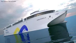 China Zorrilla Twin-Hull Passenger Ship Rigged for Maya 3D model