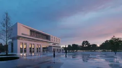 Civic Building Low-poly 3D model
