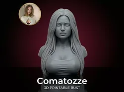Comatozze bust 3D print model