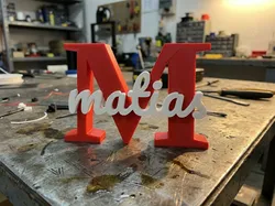 Creality Cloud | Wall Art Name Nombre_Matias | ملفات الطابعة ثلاثية الأبعاد