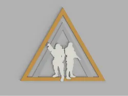 Decorative triangle - Airsoft, Esport