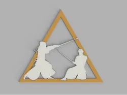 Decorative triangle - Kendo