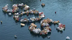 Floating Trash SOS Installation 3D model