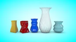 Flower Vases 3D Model Pack