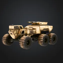 Futuristic Military Vehicle