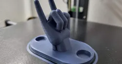 Heavy Metal hand hook - sign of metal